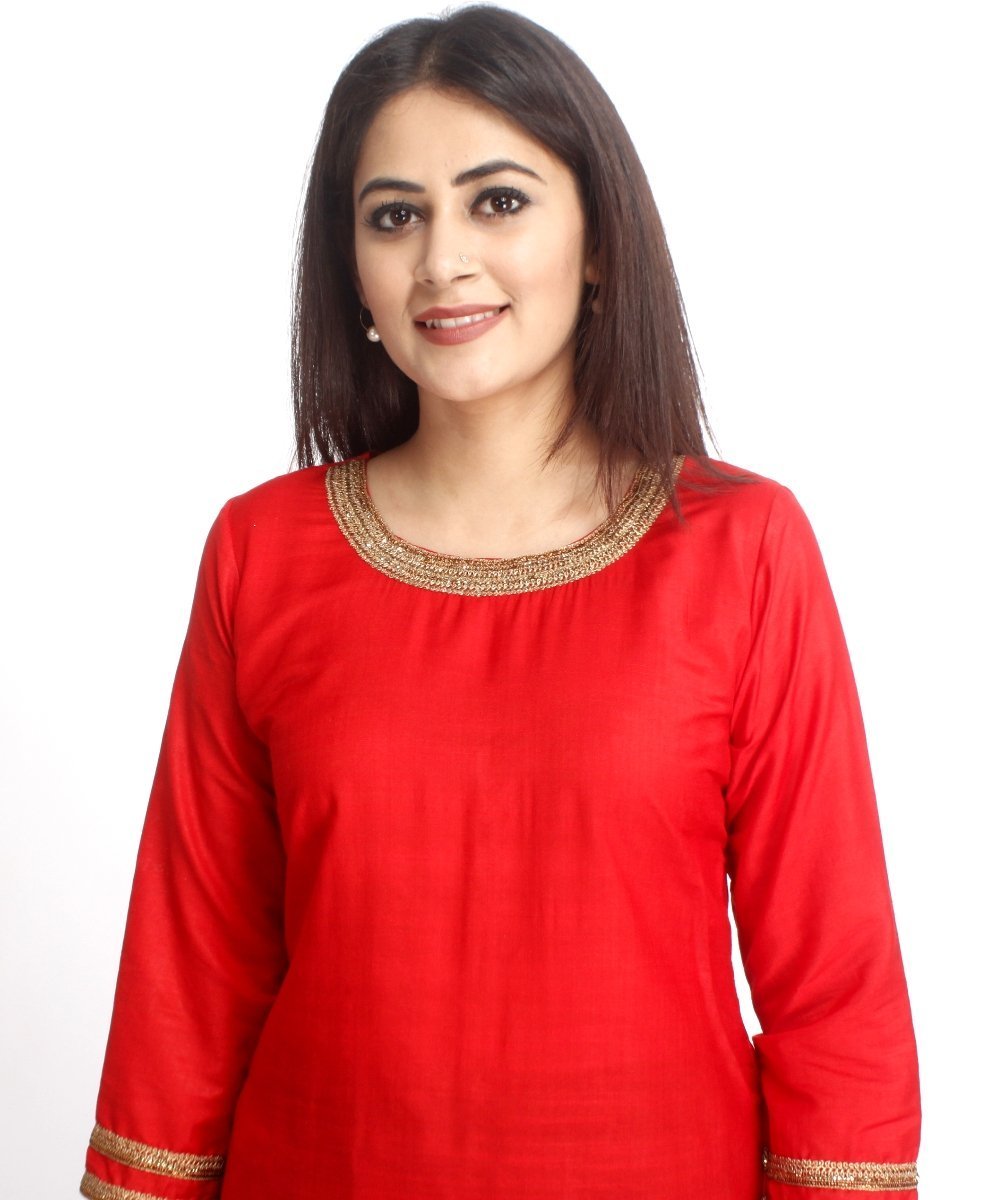 Red Kurti Designs 2021 | red kurti with pant, red kurta design ladies, red  suit design, red dresses - YouTube